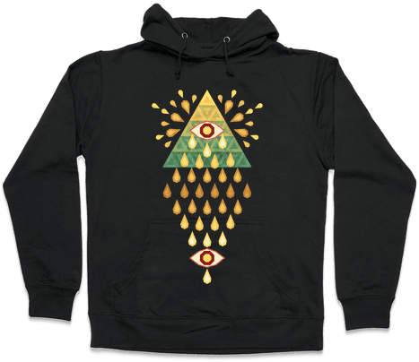 All-seeing Summer Rainfall Hooded Sweatshirt - Pupcake Hoodie: Funny Hoodie From Lookhuman. Funny (484x484), Png Download