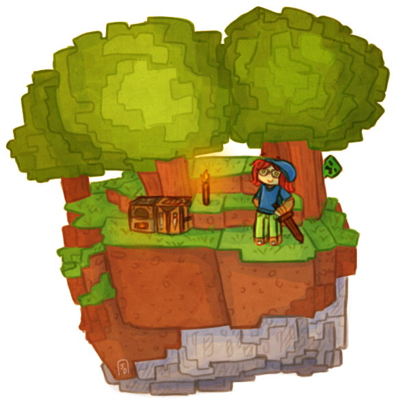 Floating Island By - Cartoon (773x626), Png Download