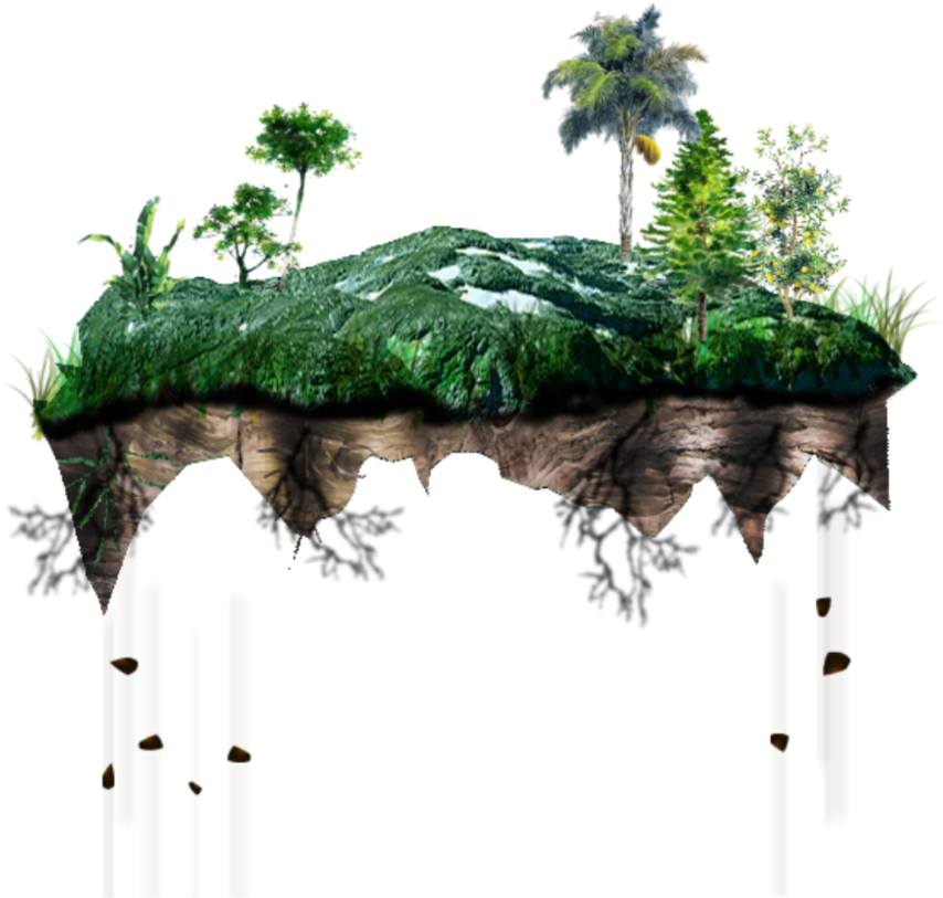 Floating Island Png (1024x1024), Png Download