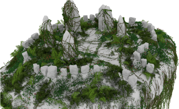 Procedural Island Houdini - Procedural Generation (672x372), Png Download