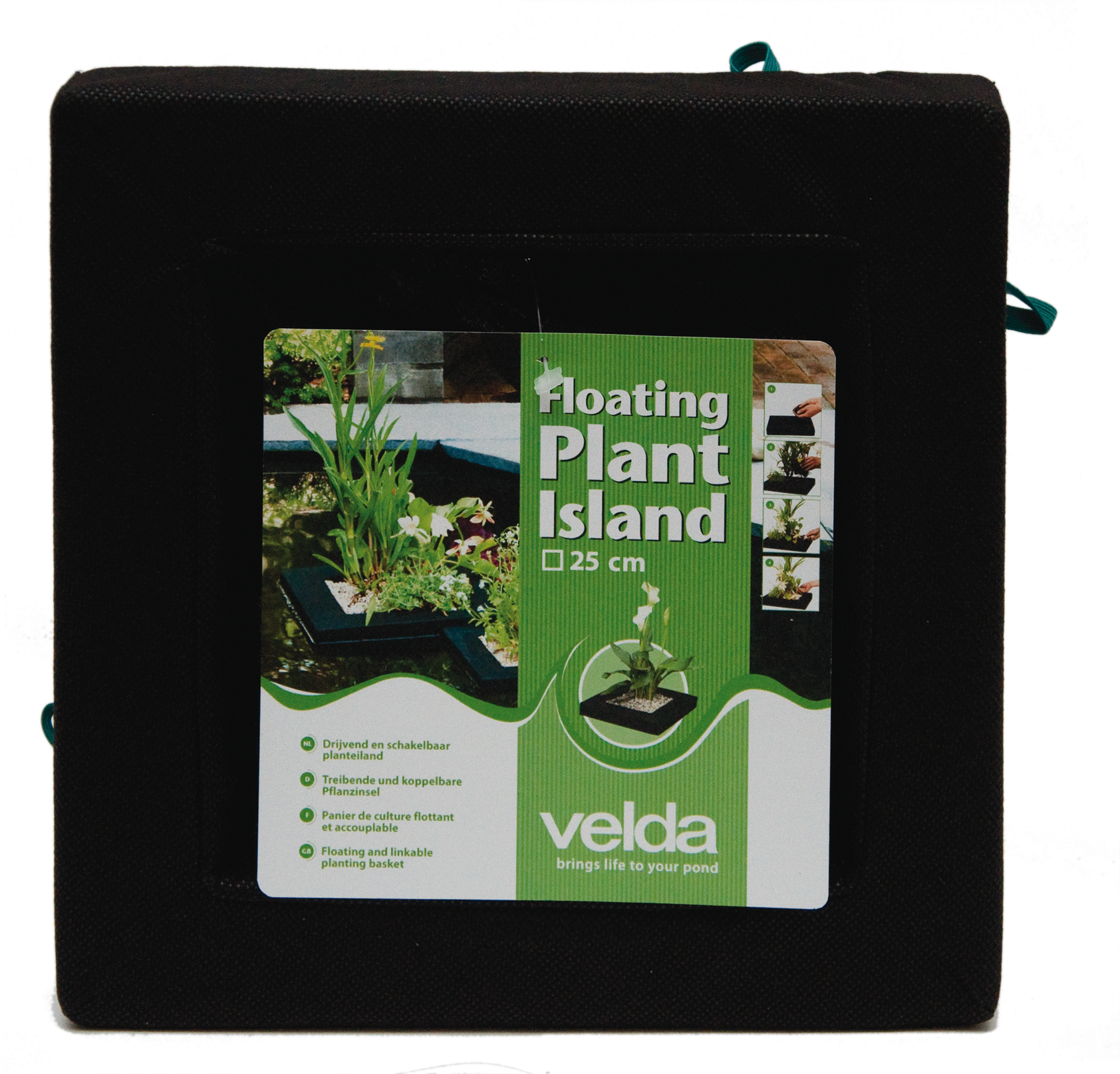 Velda 35cm Square Floating Plant Island (1701x1613), Png Download