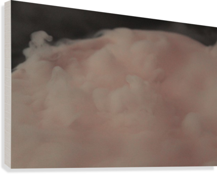 Pink Smoke Canvas Print - Picture Frame (429x344), Png Download