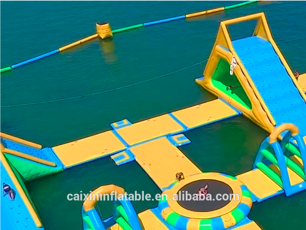 Inflatable Water Floating Island,water Toys For The - Water (1000x1000), Png Download