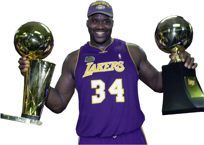 Shaquille Oneal Lakers - Shaquille O Neal Lakers Png (667x484), Png Download