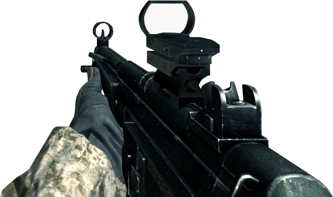 01, June 9, 2012 - Mp5 Red Dot Sight (653x388), Png Download