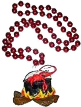 Mardi Gras Red Beads Png (367x367), Png Download
