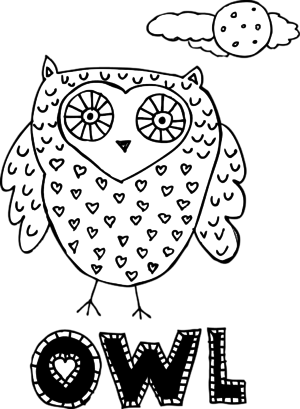 Ovo Owl Png How To Draw A Owl Thumbnail 300png - Illustration (300x409), Png Download