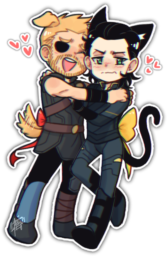 Loki Thor Chibi Transprent Jpg Stock - Loki Thor Laizy Boy (901x1200), Png Download