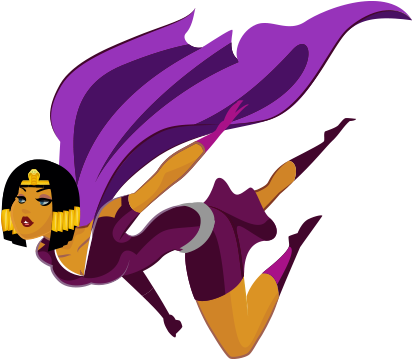 Fly - Female Superhero Poses (499x550), Png Download