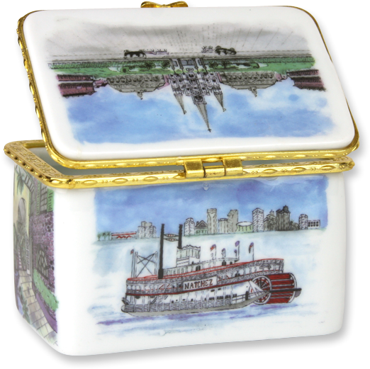 Picture Of New Orleans Grand Tour Box -limited Edition - Cajun Creations New Orleans Ceramic Keepsake/trinket (720x720), Png Download