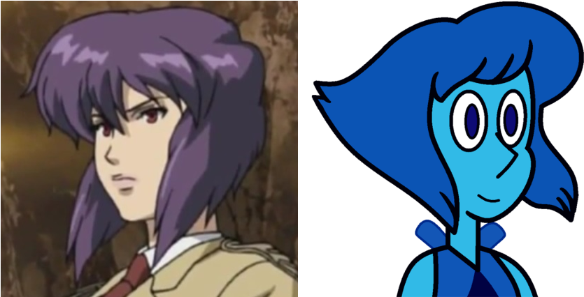 I Was Recently Rewatching Ghost In The Shell - Lapis Lazuli Ghost In The Shell (850x425), Png Download
