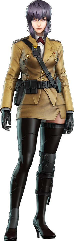 Motoko Kusanagi In Formal Uniform, Ghost In The Shell - Ghost In The Shell First Assault Paz (298x966), Png Download