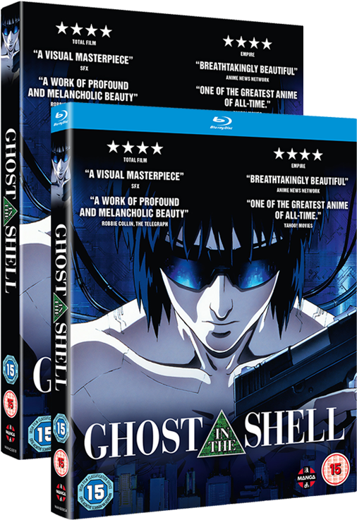 Ghost In The Shell - Ghost In The Shell Blu Ray Uk (530x795), Png Download