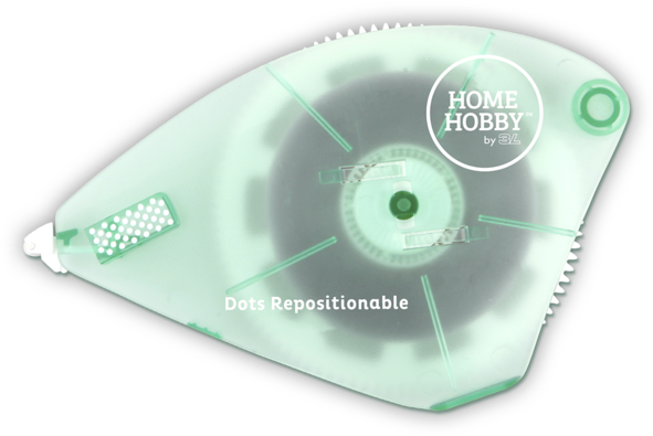 02005 001 Double Sided Tape Runner Dots Xl - Cd (600x600), Png Download