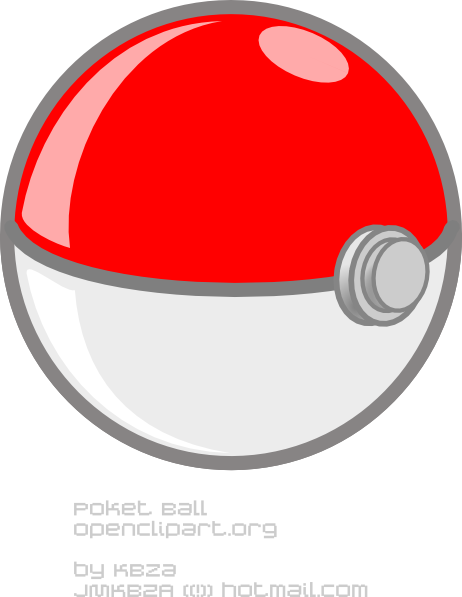 Pokemon Clipart Large - Poketball (462x597), Png Download
