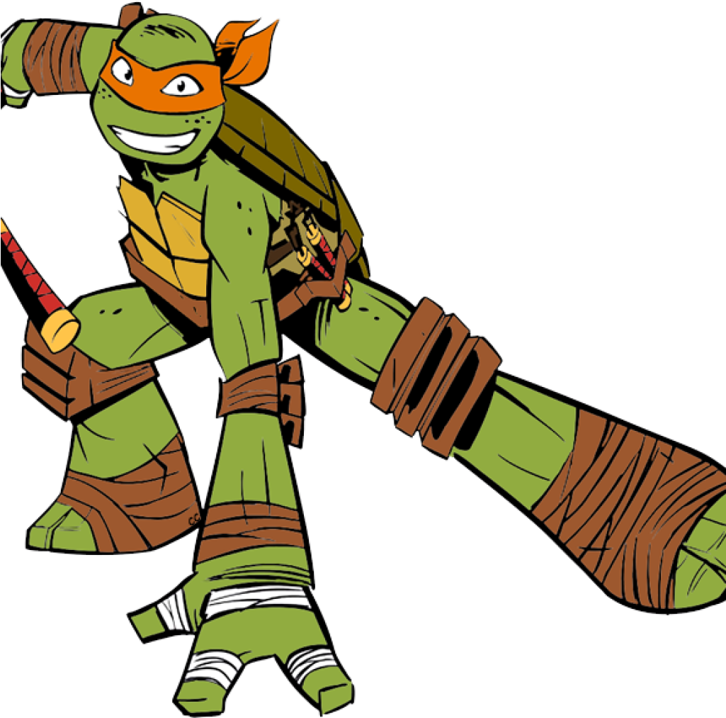 Ninja Turtle Clip Art Camping Clipart Hatenylo - Tmnt Leonardo Raphael Michelangelo And Donatello (1024x1024), Png Download