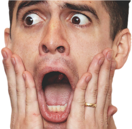 Brendon Urie Facial Expressions (500x451), Png Download