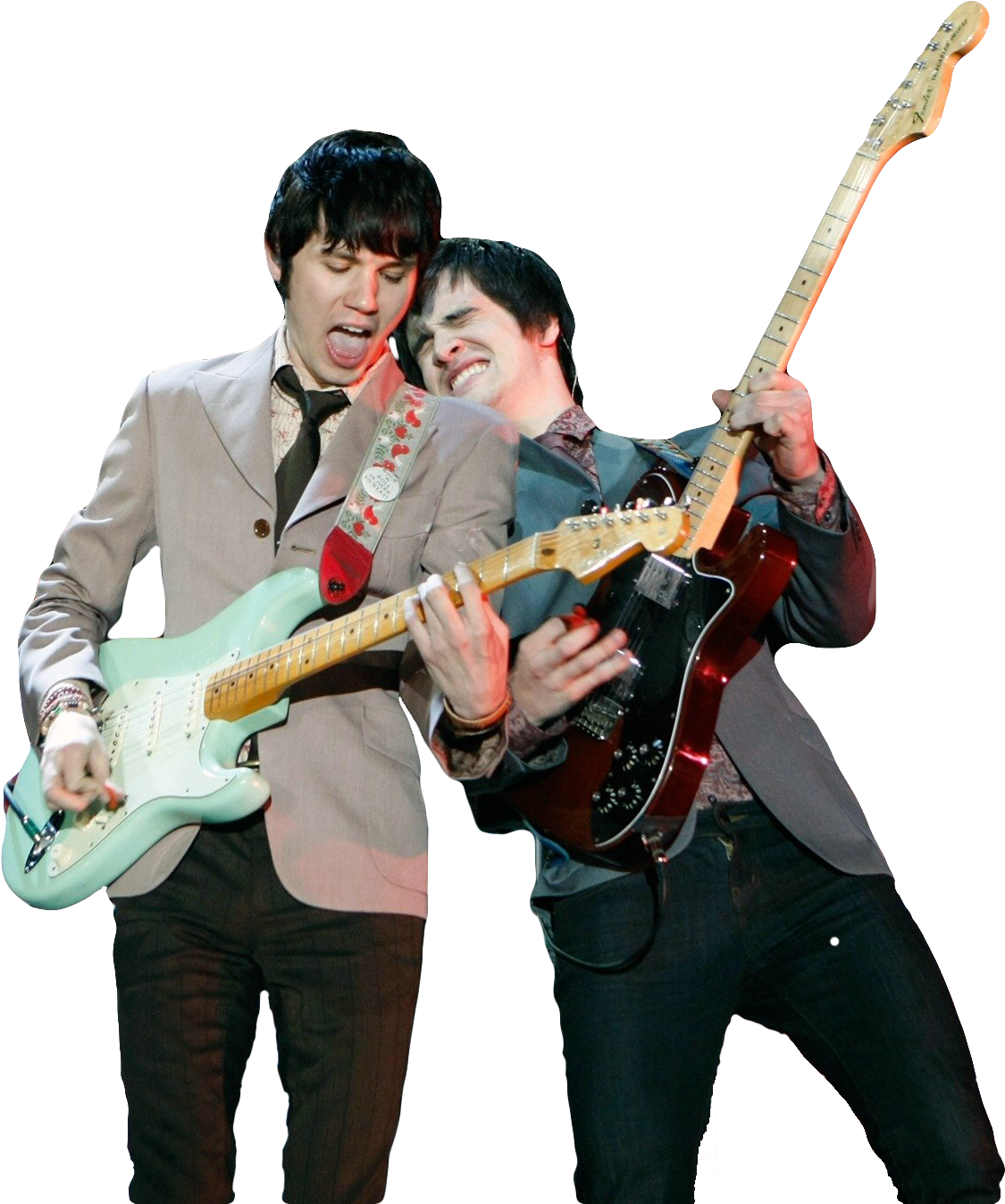 Ryan Ross And Brendon Urie Transparent (1200x1424), Png Download