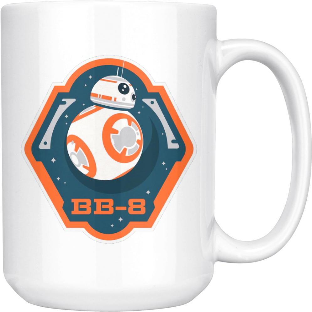Star Wars Bb8 New Design 3d Mug - Star Wars Episode Vii (bb-8) Rubber Keychain (1024x1024), Png Download