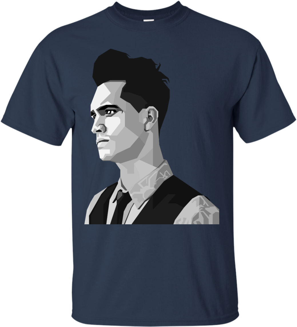 Men T-shirt Brendon Urie Panic At The Disco T Shirt - T-shirt (1155x1155), Png Download
