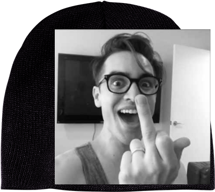 Brendon Urie - Custom Beanie - Cp91 - Cp912028 - Custom - Death Of A Bachelor Meme (450x450), Png Download