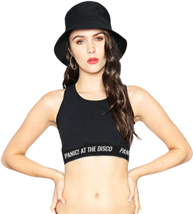 Sports Top - Panic At The Disco Sports Bra (454x454), Png Download