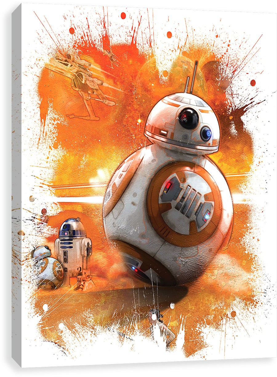 Jakku Escape Bb-8 - Star Wars Poster Bb8 (1280x1280), Png Download