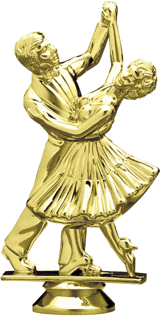 Tomasi's Sports And Awards - Dancing Couple Competition Trophies (313x617), Png Download