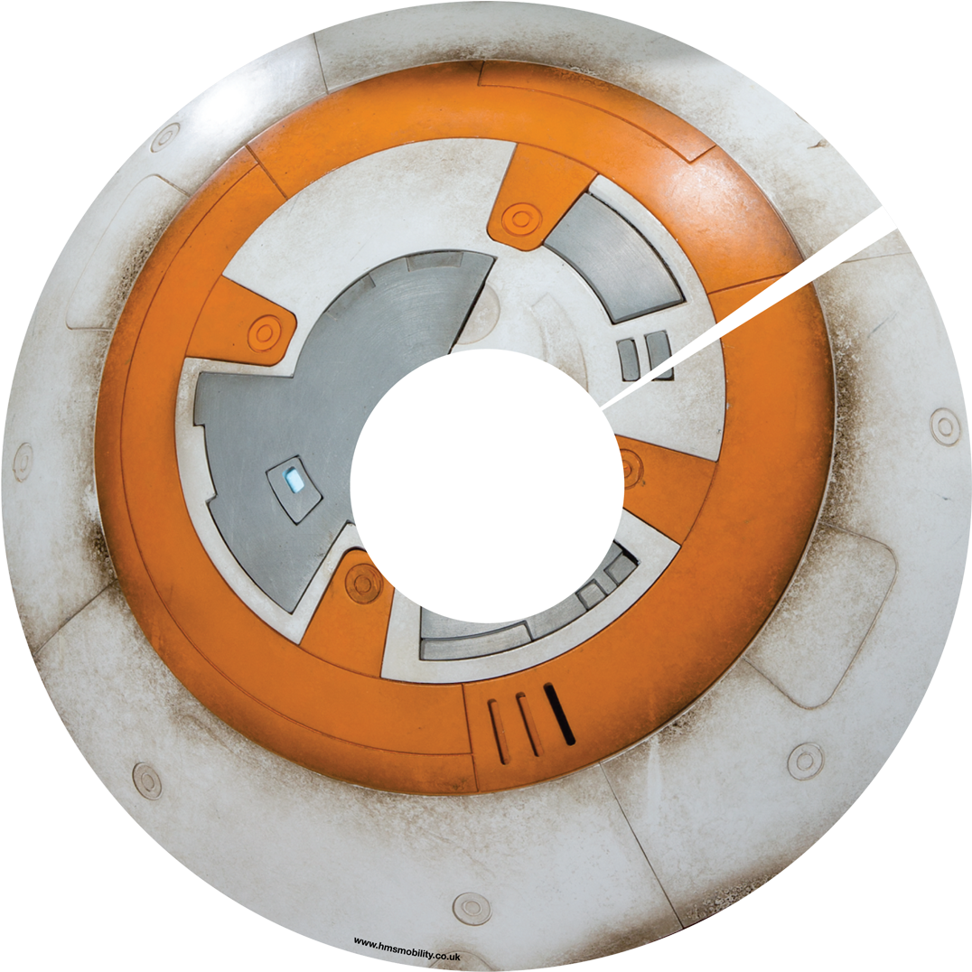 Star Wars Bb8 Wheelchair Spoke Protectors Free Set - Star Wars Big Figs Deluxe Episode Vii Bb-8 Action Figure (1126x1107), Png Download