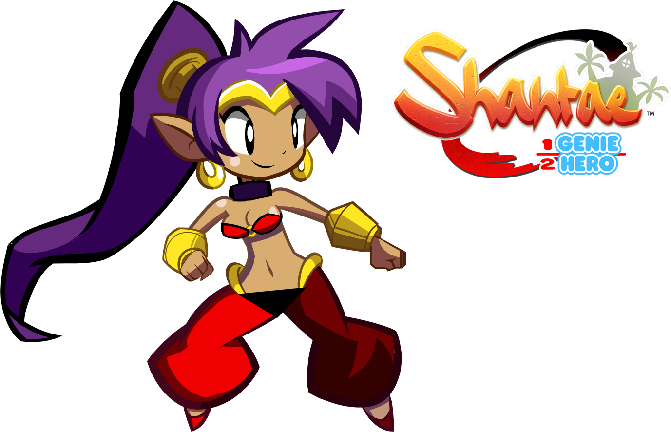 Shantae Battle Stance - Goanimate Shimmer And Shine (1544x968), Png Download