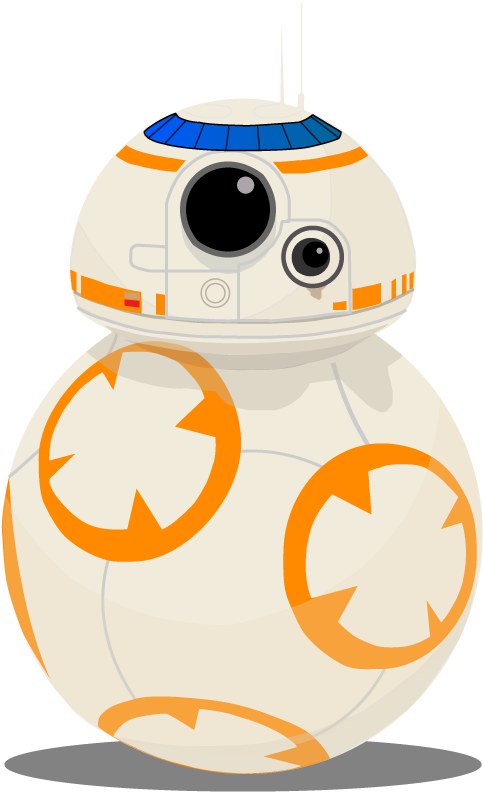28 Images Of Plush Bb8 Pattern Template - Bb 8 Graphic (404x316), Png Download