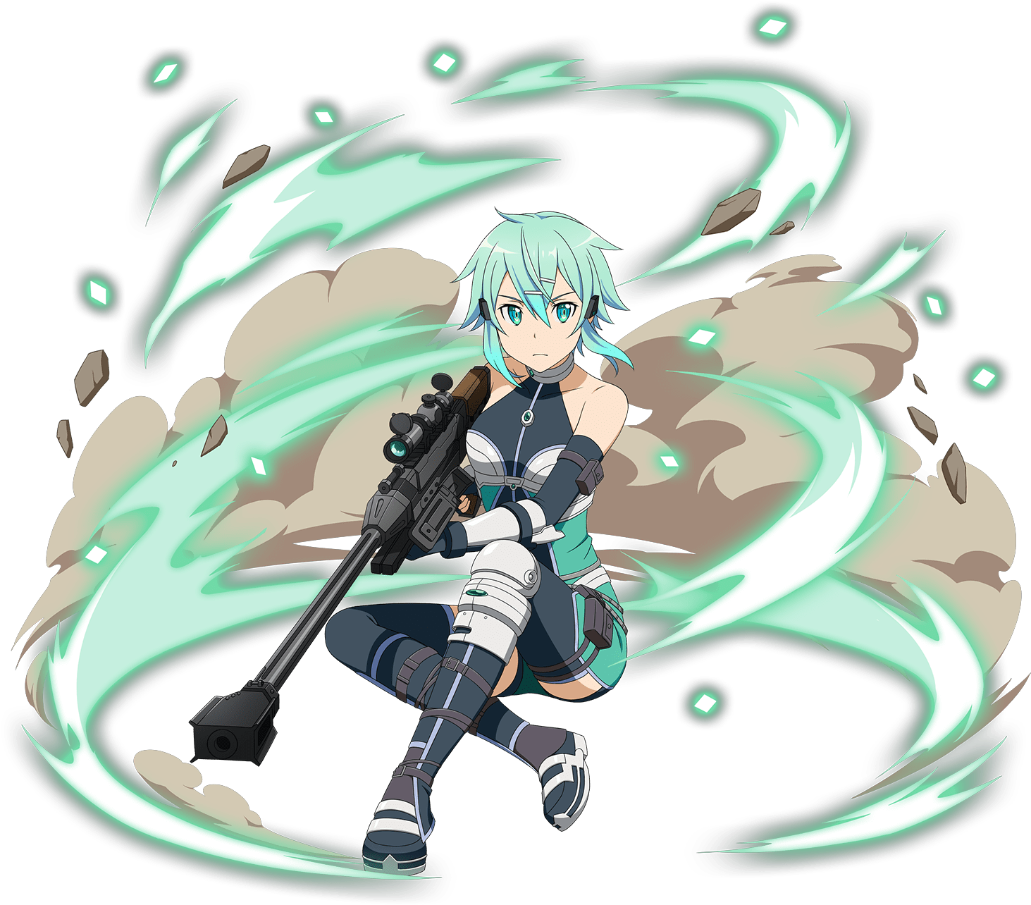 View Fullsize Sinon Image - Sword Art Online Memory Defrag Ggo (1500x1500), Png Download