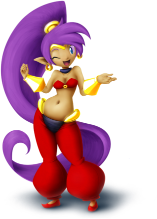 What If Shantae Was Smashified Transparent By Blue - Shantae Smashified (446x480), Png Download
