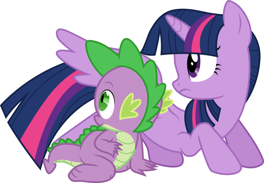 Download Twilight Sparkle And Spike By Cloudyglow On Deviantart