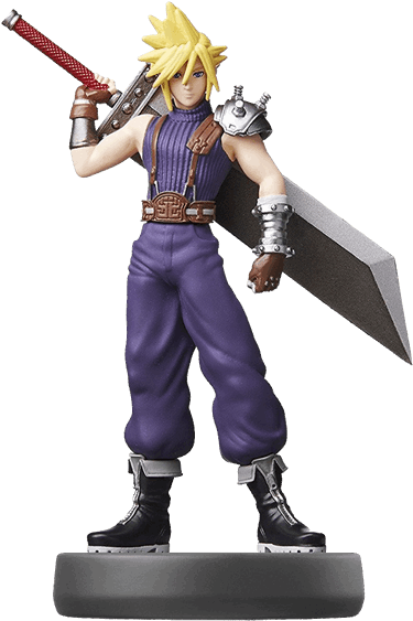 Nintendo Amiibo - Amiibo - Cloud (600x600), Png Download