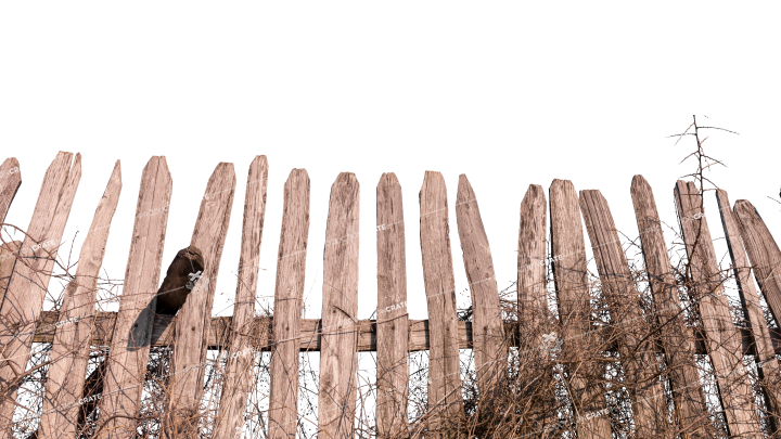 Wooden Fence • Png - Fence (720x405), Png Download