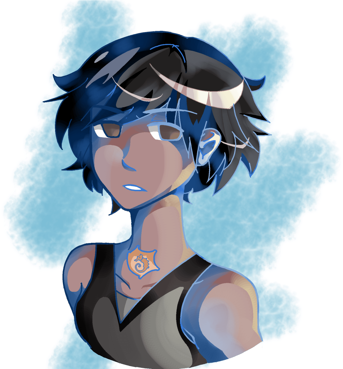 Aluna Fan Art By Mentacose - Aluna Above World (1280x1280), Png Download