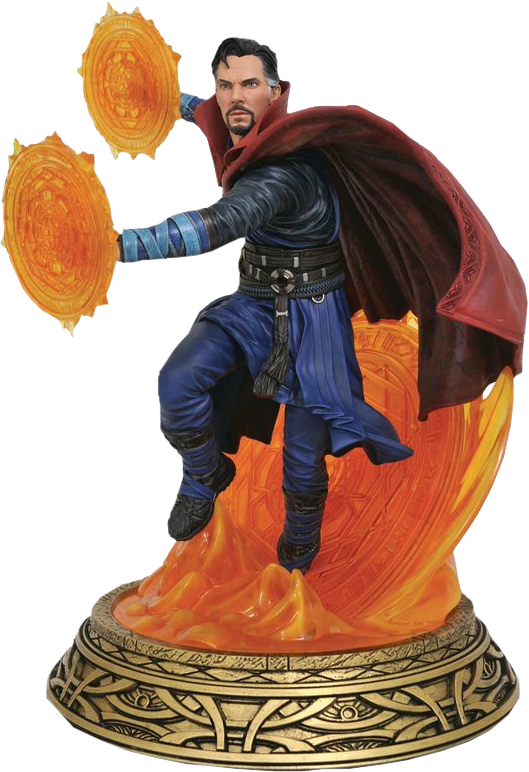 Doctor Strange Marvel Milestones 20” Statue - Doctor Strange Diamond Select (529x772), Png Download