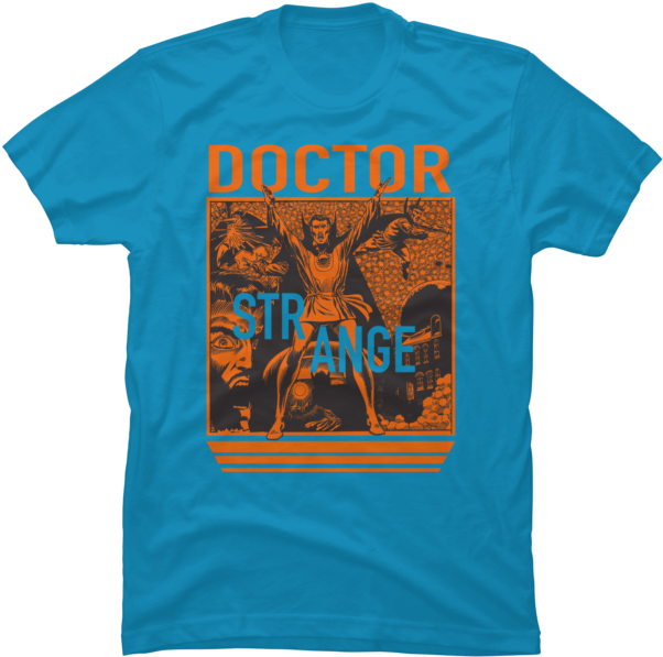 Vintage Doctor Strange - T-shirt (480x480), Png Download