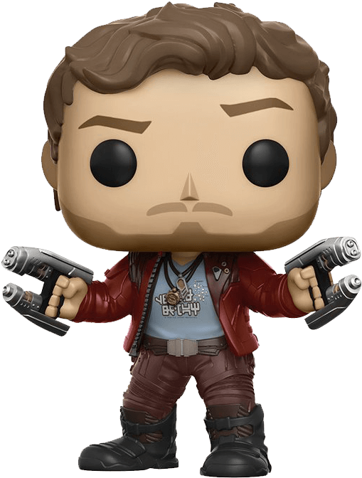 Guardians Of The Galaxy 2 Star-lord Pop Figure - Star Lord Funko Pop (415x415), Png Download