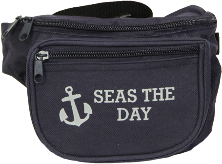 Seas The Day Fanny Pack By Adam Block Design - Trident Seafoods (464x585), Png Download