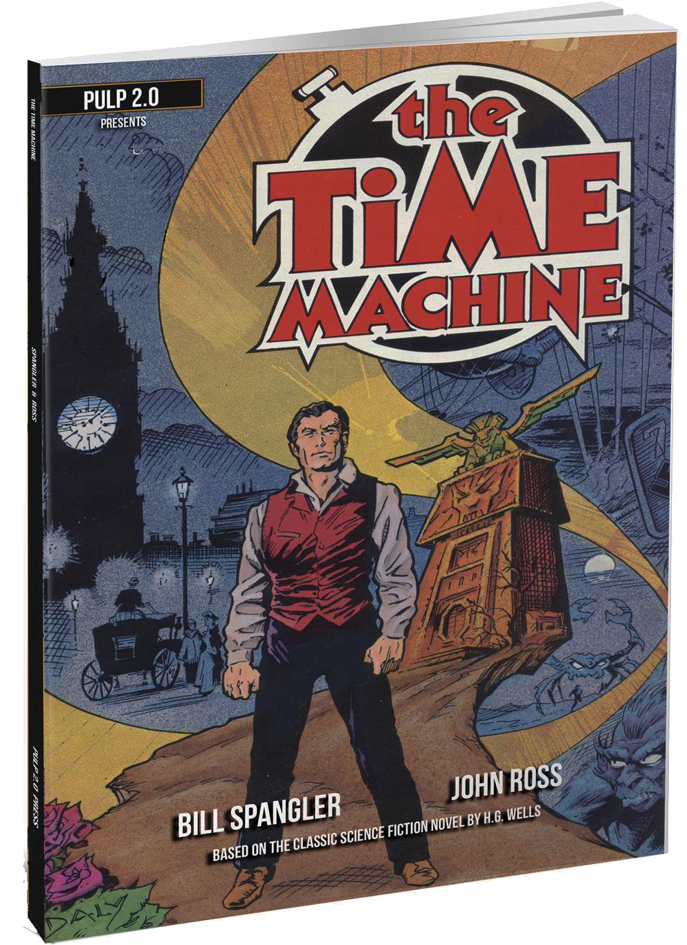Time Machine Comic Book (1026x1415), Png Download