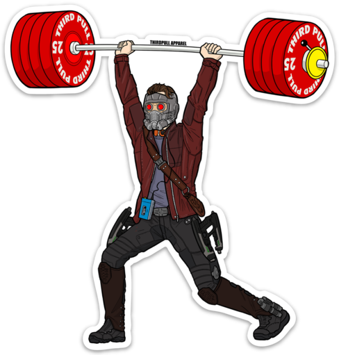 Starlord Sticker - Clothing (488x511), Png Download
