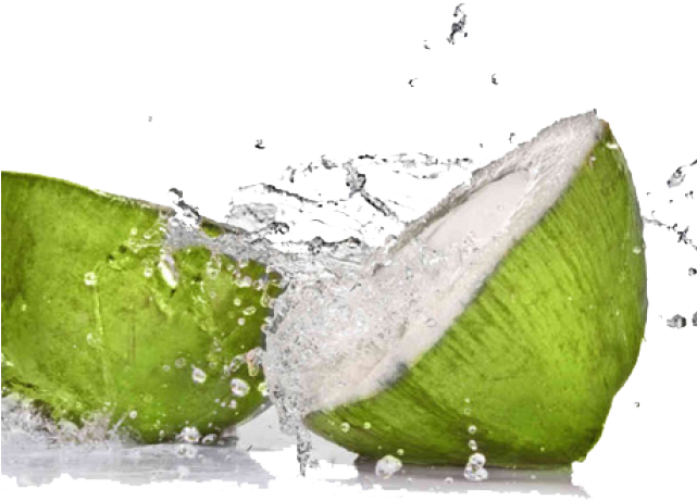 Fruit Water Splash Png Transparent Images - Waiola Coconut Water, 100% - 33.7 Fl Oz (640x480), Png Download
