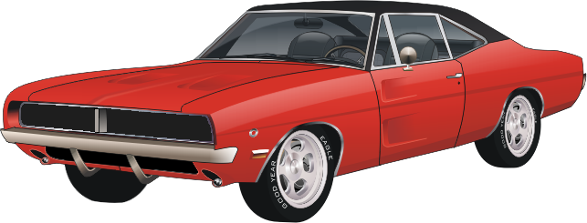 Dodge Charger Rt 7 With 1969 Dodge Charger Png - Dodge Charger (643x245), Png Download