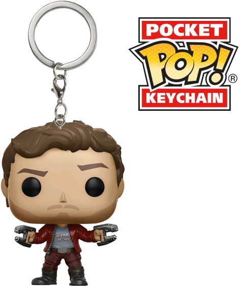 Star-lord Pocket Pop Keychain - Funko Pop Keychain Guardians Of The Galaxy (600x600), Png Download