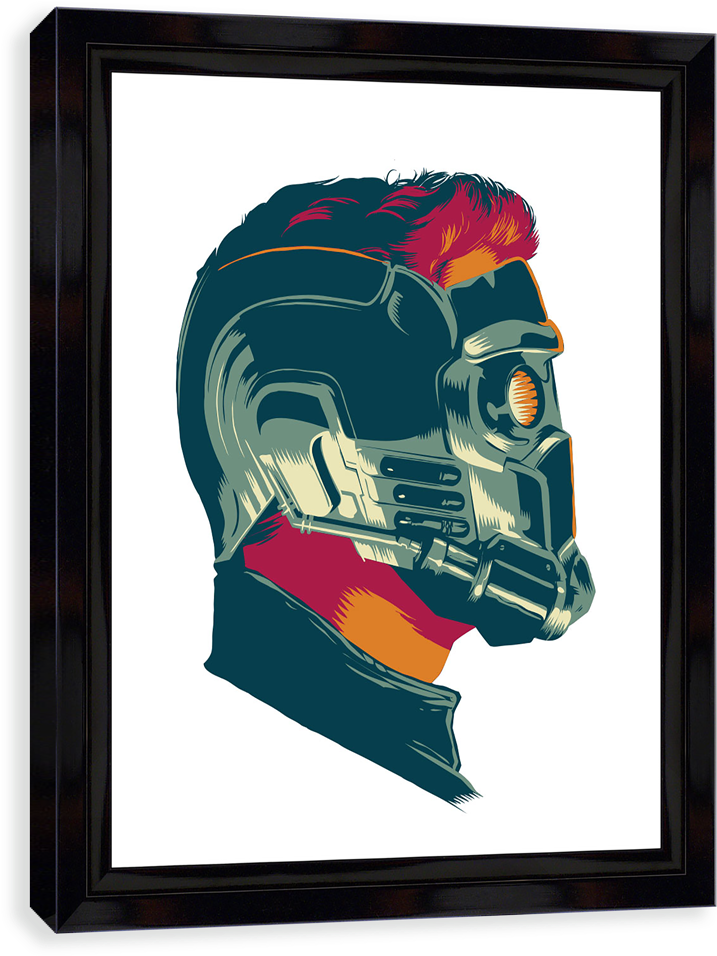 Galaxy Or Bust - Guardians Of The Galaxy Vol. 2 Star-lord Profile Tote (1000x1000), Png Download