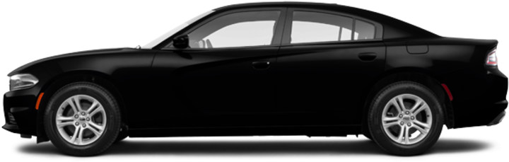 Pitch Black - Dodge Charger 2018 Srt Hellcat (500x256), Png Download