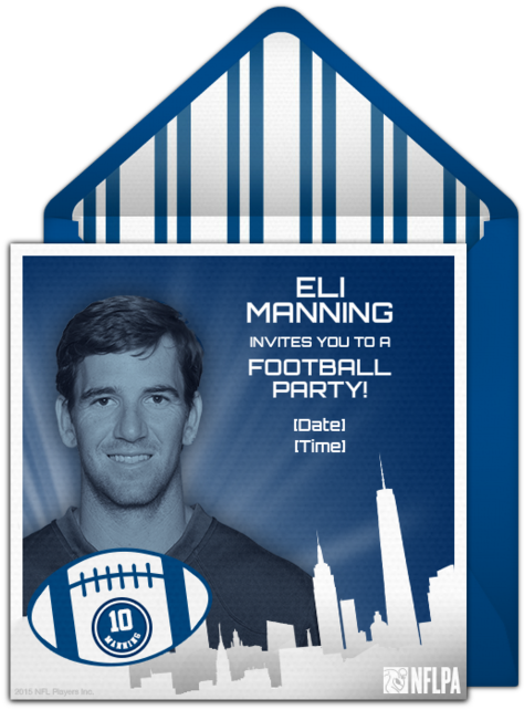 Free Football Party Invitations Featuring Your Favorite - Poster (650x650), Png Download