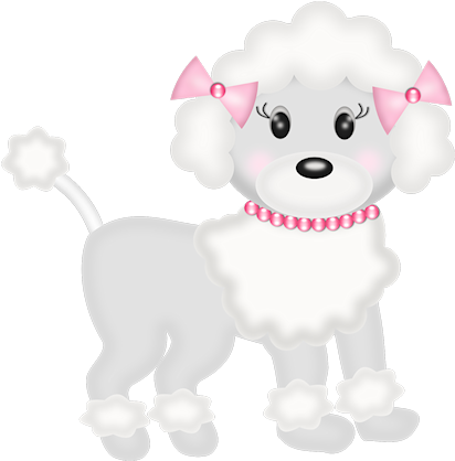 Image Black And White Gd Ss Png Dogs And Puppy S - Perro Poodle Png (450x428), Png Download
